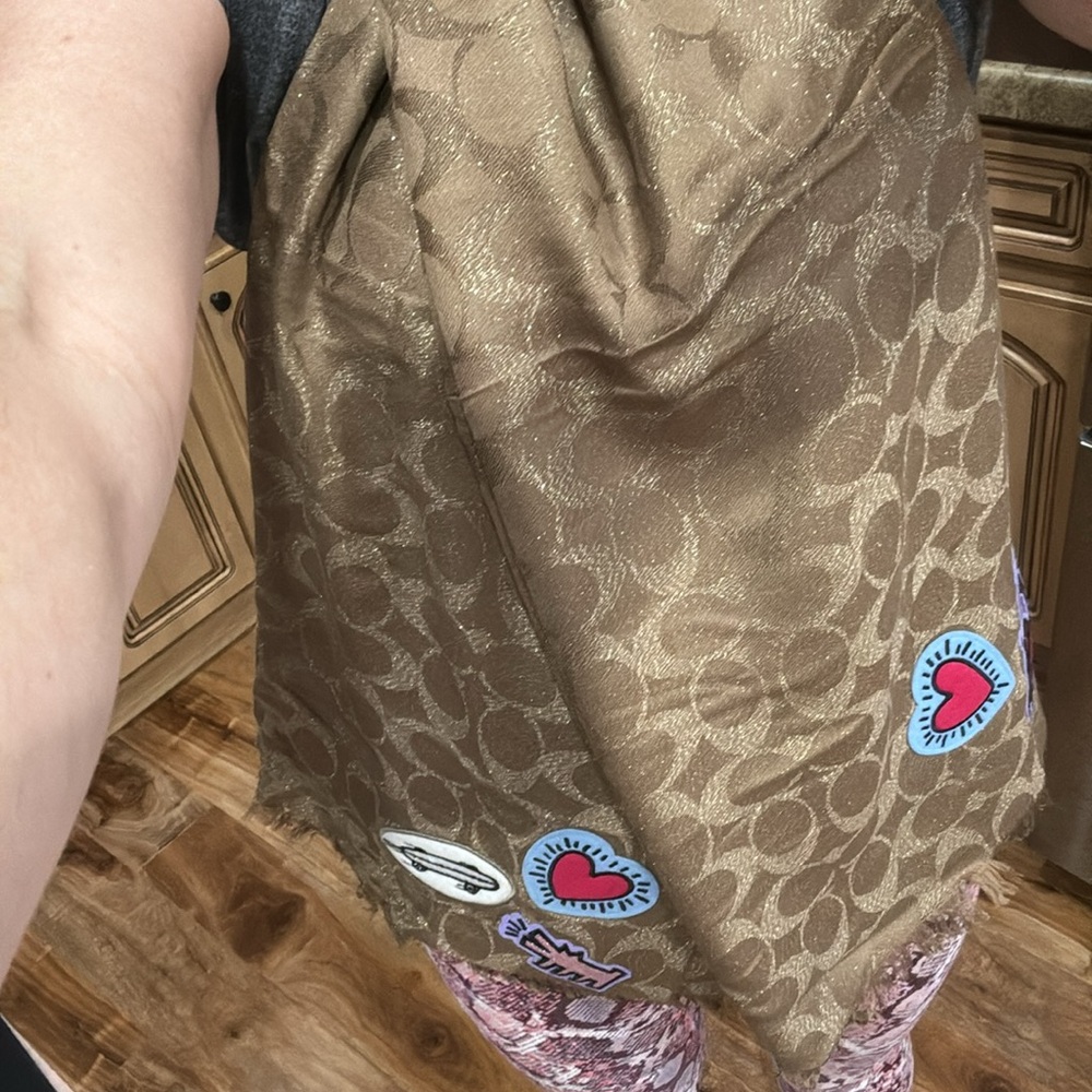 Coach X Kieth Haring large scarf NWT’s